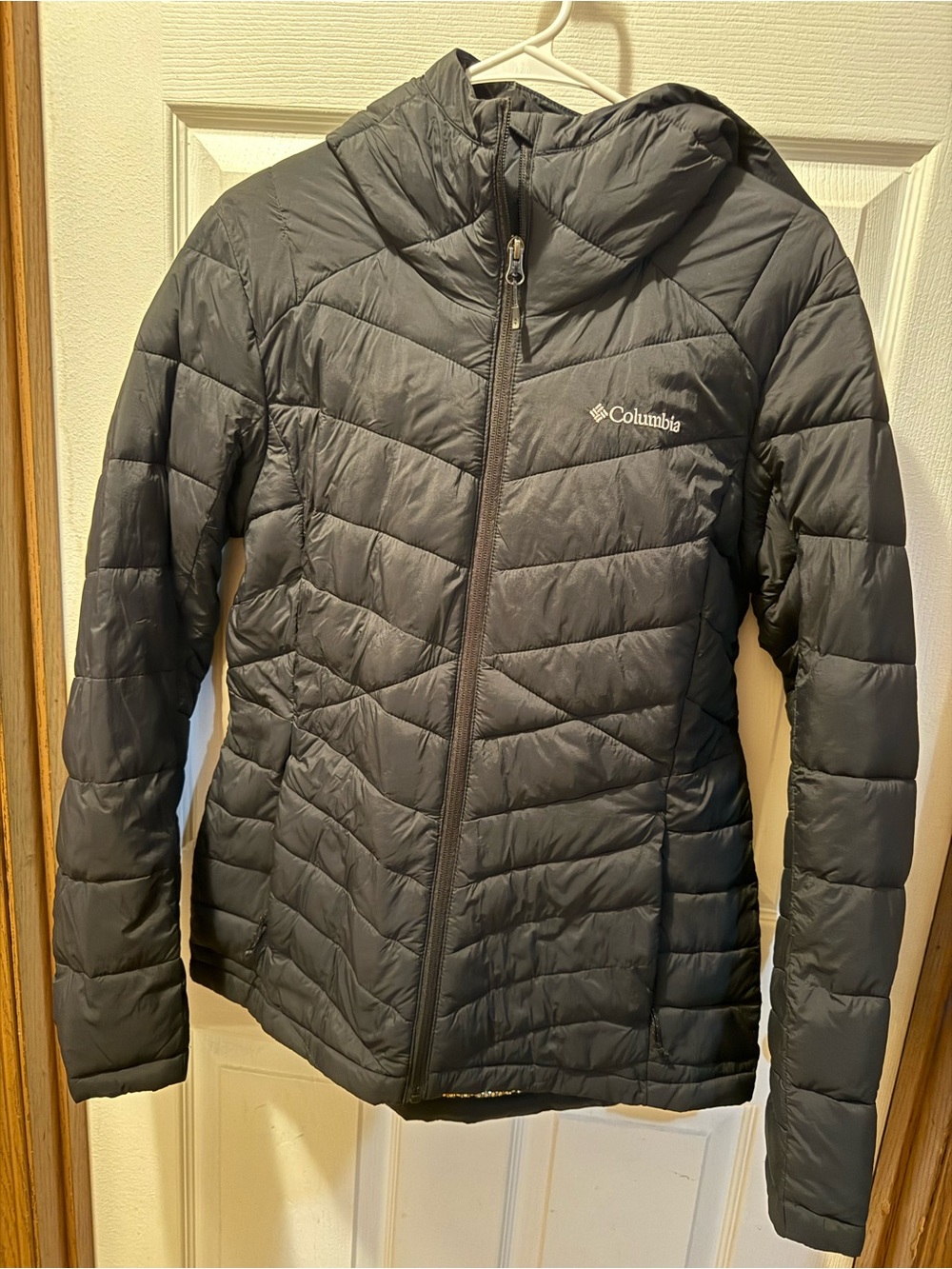 Columbia Women's black Omni heat Quilted Hooded Puffer Jacket